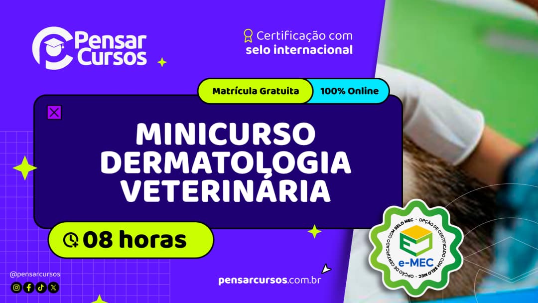 Minicurso Dermatologia Veterinária