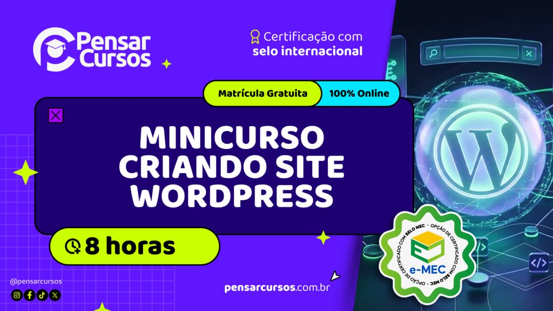 Minicurso Criando Site Wordpress