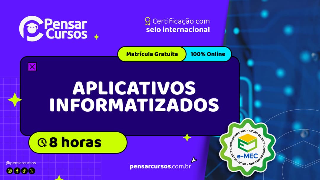 Minicurso Aplicativos Informatizados