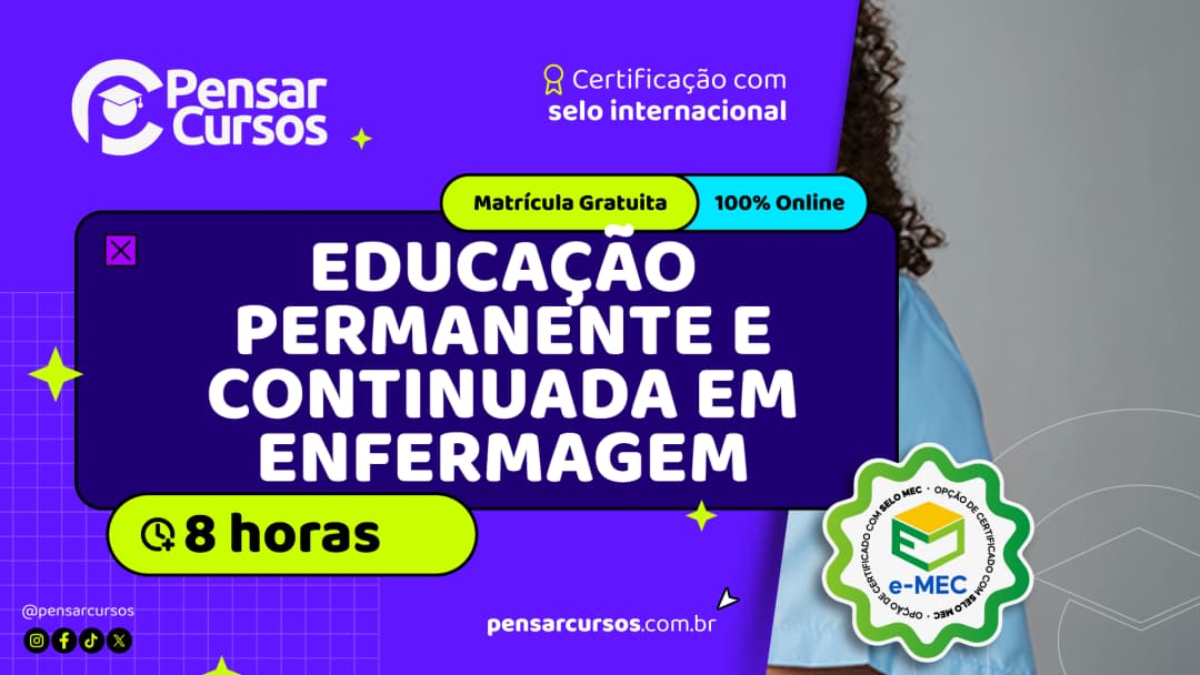 Minicurso Educação Permanente e Continuada em Enfermagem