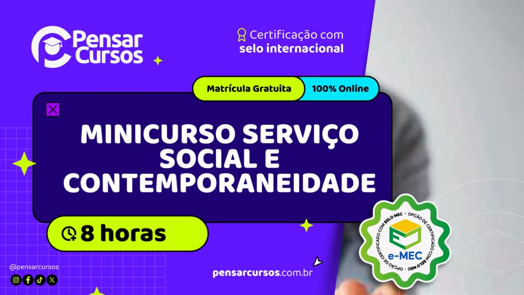 Minicurso Serviço Social e Contemporaneidade