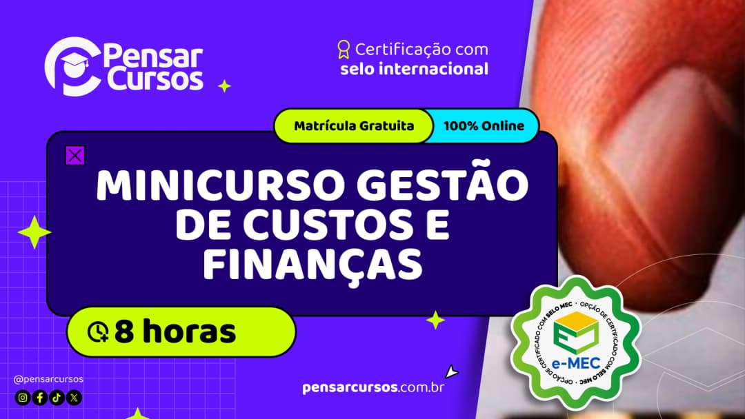 Minicurso Gestão de Custos e Finanças