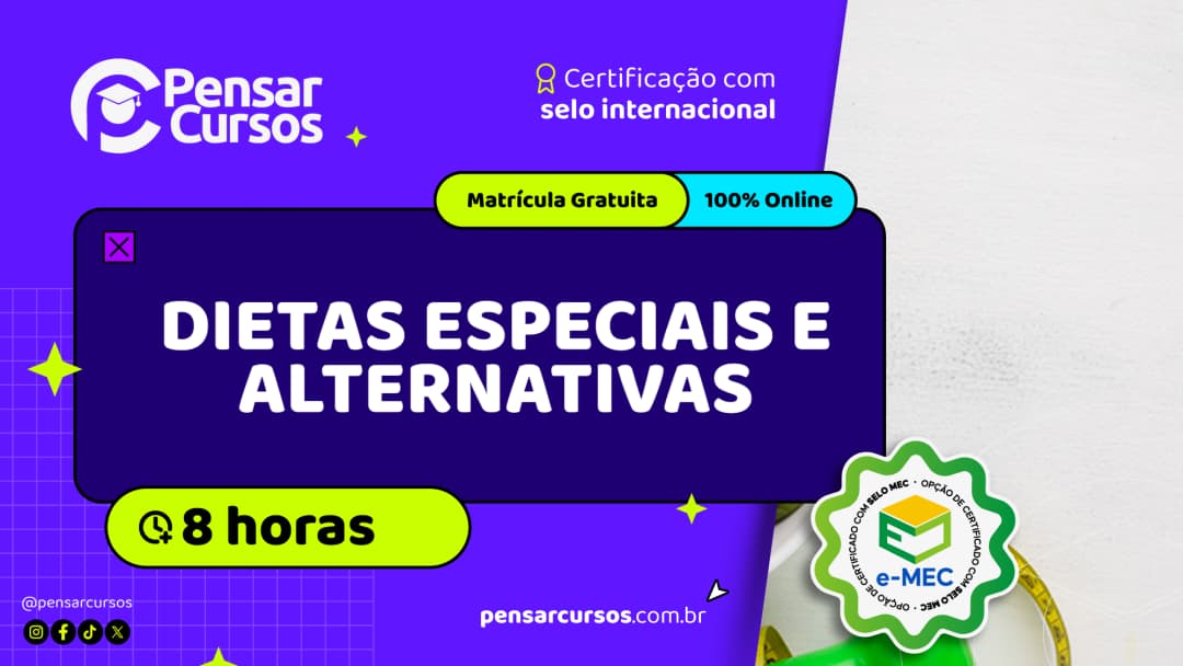 Minicurso Dietas Especiais e Alternativas