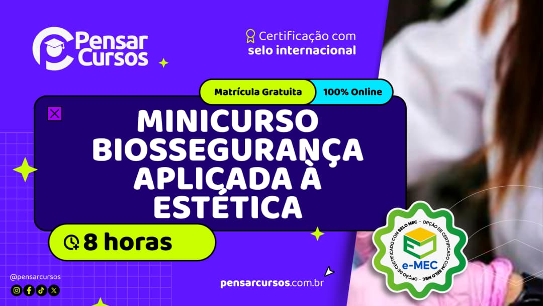 Minicurso Biossegurança Aplicada à Estética