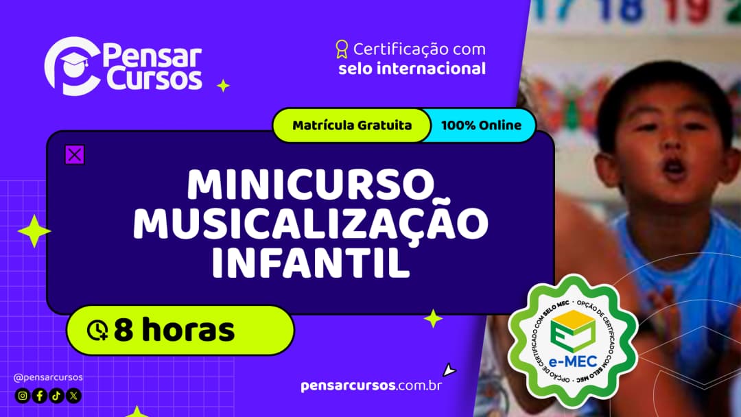 Minicurso Musicalização Infantil