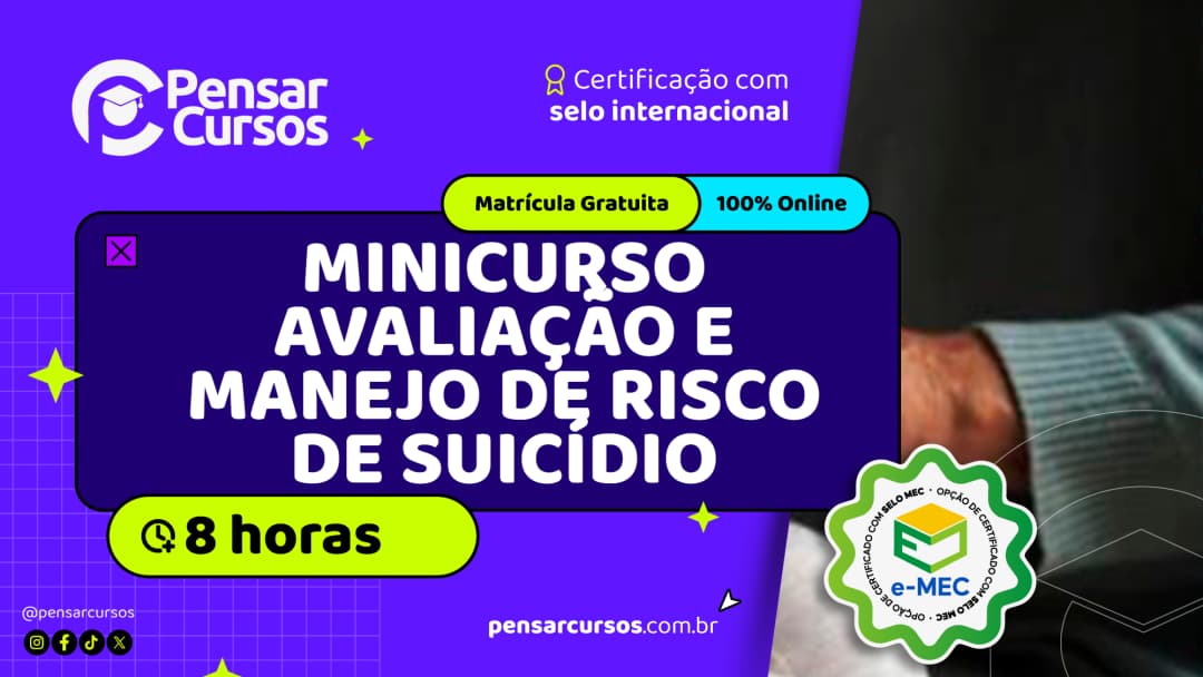 Minicurso Avaliação e Manejo de Risco de Suicídio