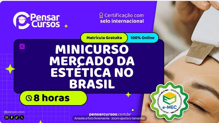 Minicurso Mercado da Estética no Brasil