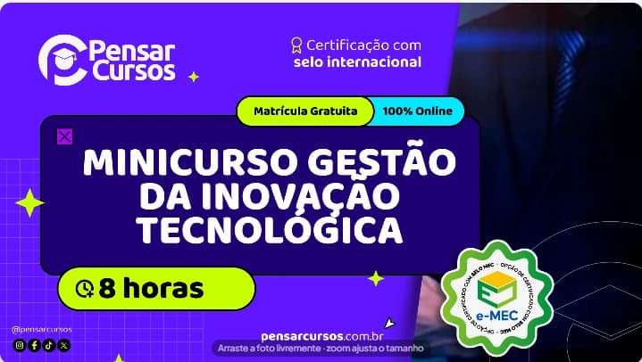 Minicurso Gestão da Inovação Tecnológica