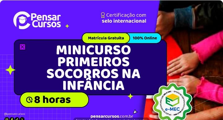 Minicurso Primeiros Socorros na Infância