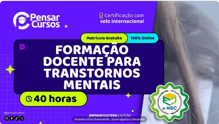 Formação Docente para Transtornos Mentais