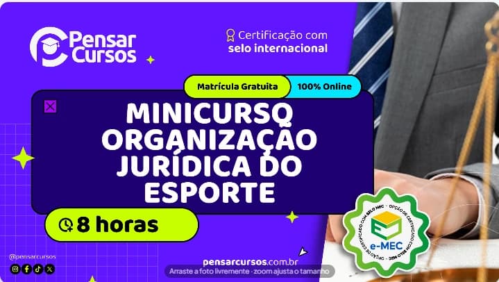 Minicurso Organização Jurídica do Esporte