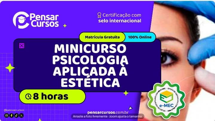 Minicurso Psicologia Aplicada à Estética