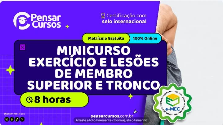 Minicurso Exercício e Lesões de Membro Superior e Tronco