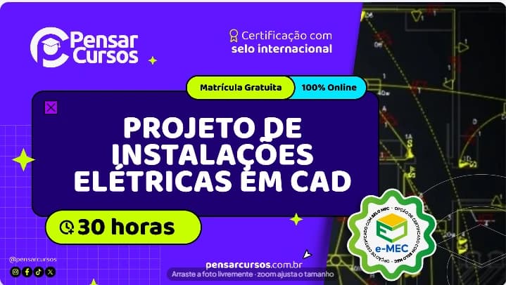 Projeto de Instalações Elétricas em CAD