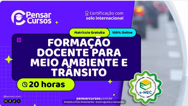 Formação Docente para Meio Ambiente e Trânsito
