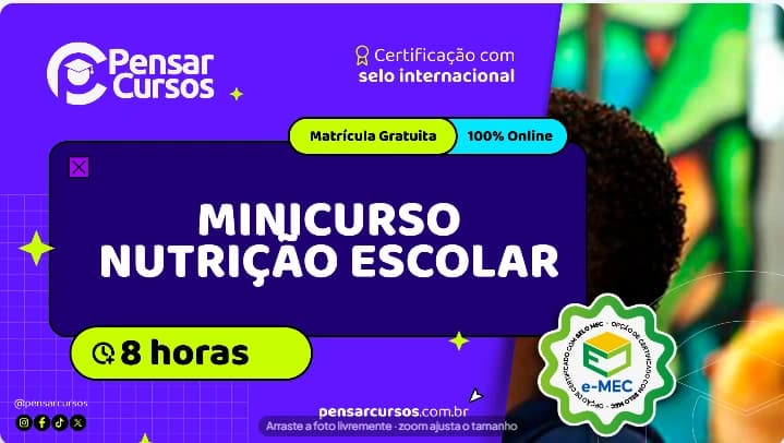 Minicurso Nutrição Escolar