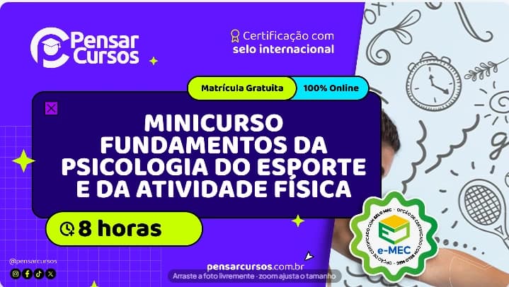Minicurso Fundamentos da Psicologia do Esporte e da Atividade Física