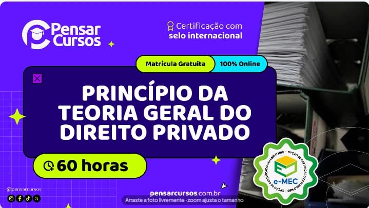 Princípio da Teoria Geral do Direito Privado