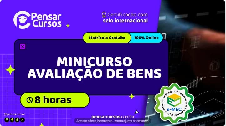 Minicurso Avaliação de Bens