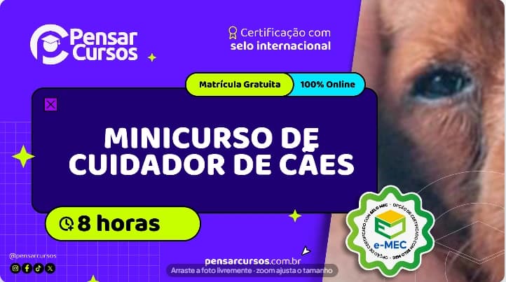 Minicurso de Cuidador de Cães