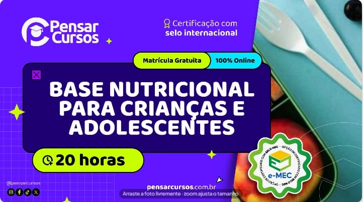 Base Nutricional para Crianças e Adolescentes