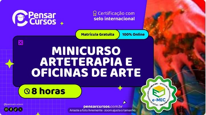 Minicurso Arteterapia e Oficinas de Arte