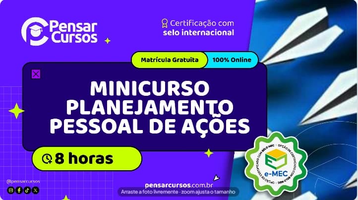 Minicurso Planejamento Pessoal de Ações