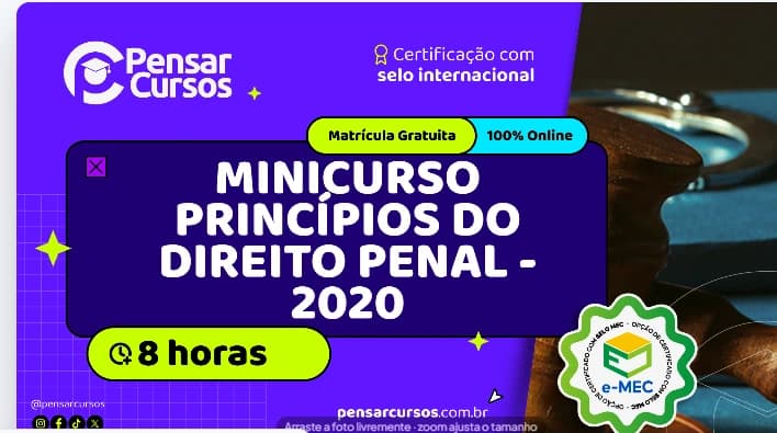 Minicurso Princípios do Direito Penal - 2020