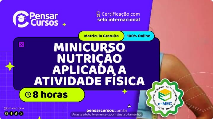 Minicurso Nutrição Aplicada a Atividade Física