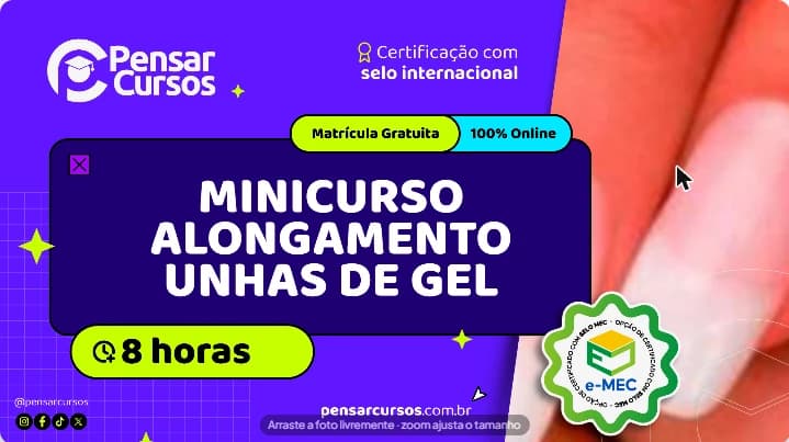 Minicurso Alongamento Unhas de Gel