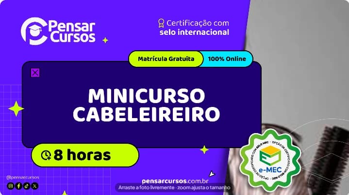 Minicurso Cabeleireiro