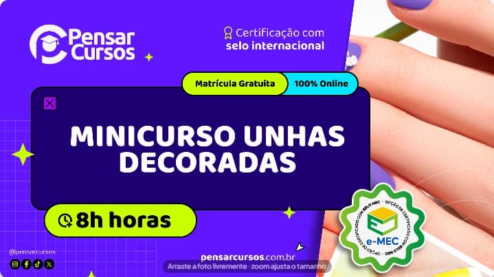 Minicurso Unhas Decoradas