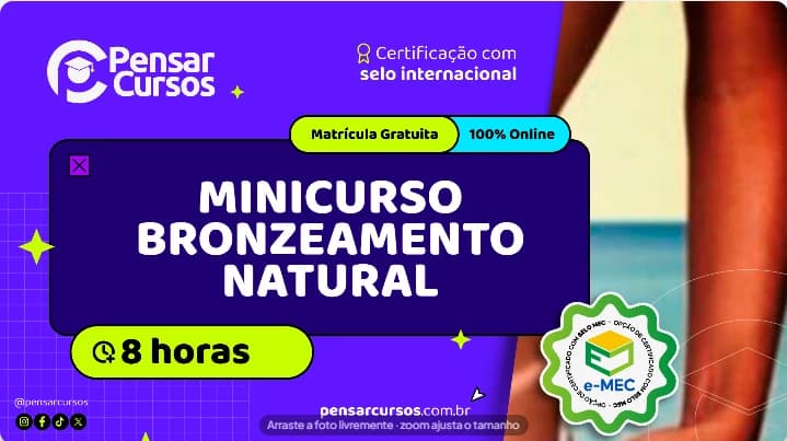 Minicurso Bronzeamento Natural