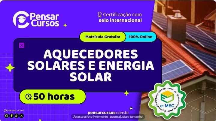 Aquecedores Solares e Energia Solar - 2019