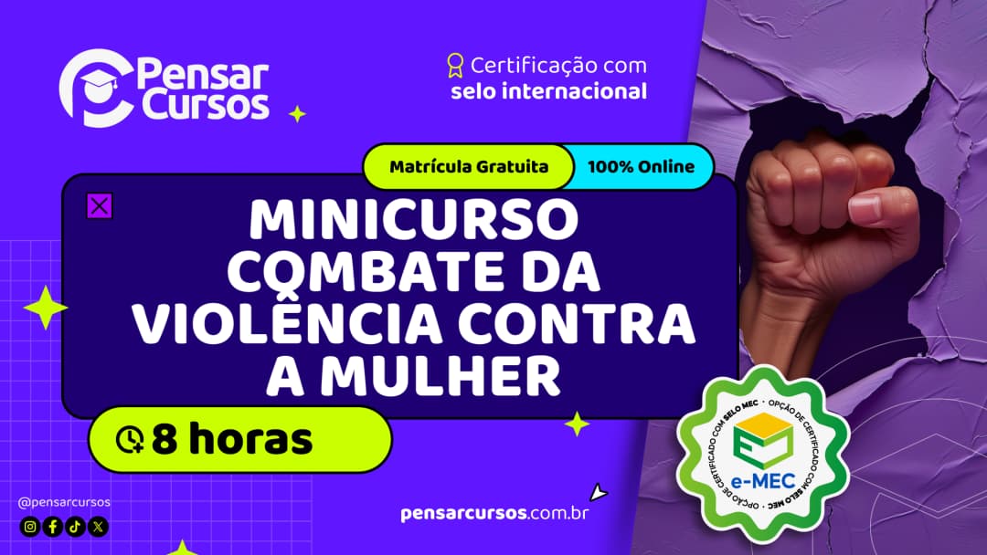 Minicurso Combate da Violência Contra a Mulher