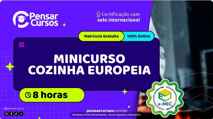 Minicurso Cozinha Europeia