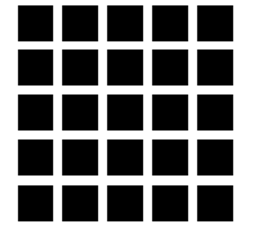 identifique os padrões visuais
