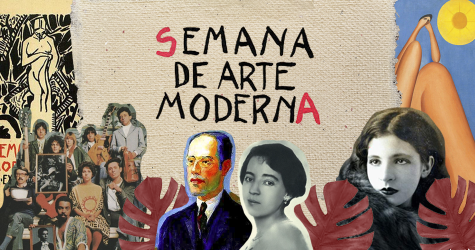 A Semana de Arte Moderna é um marco do Modernismo no Brasil. Imagem: Reprodução/ Mescla