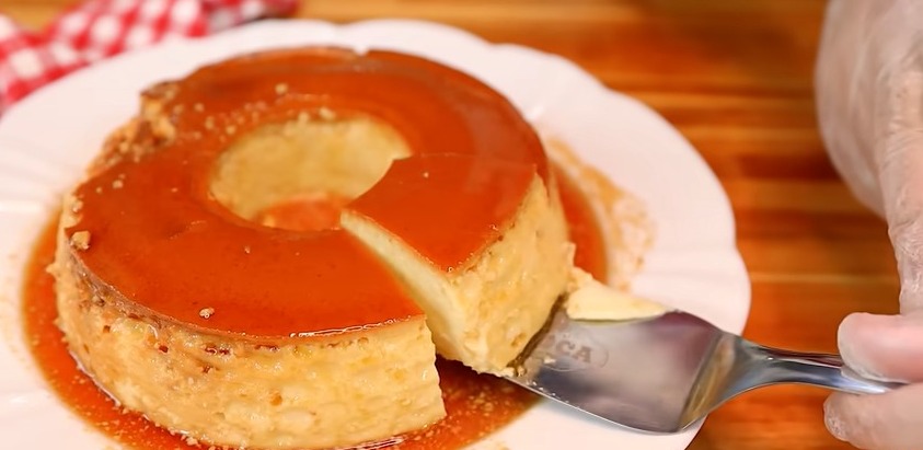 Receita de pudim na Air Fryer muito simples