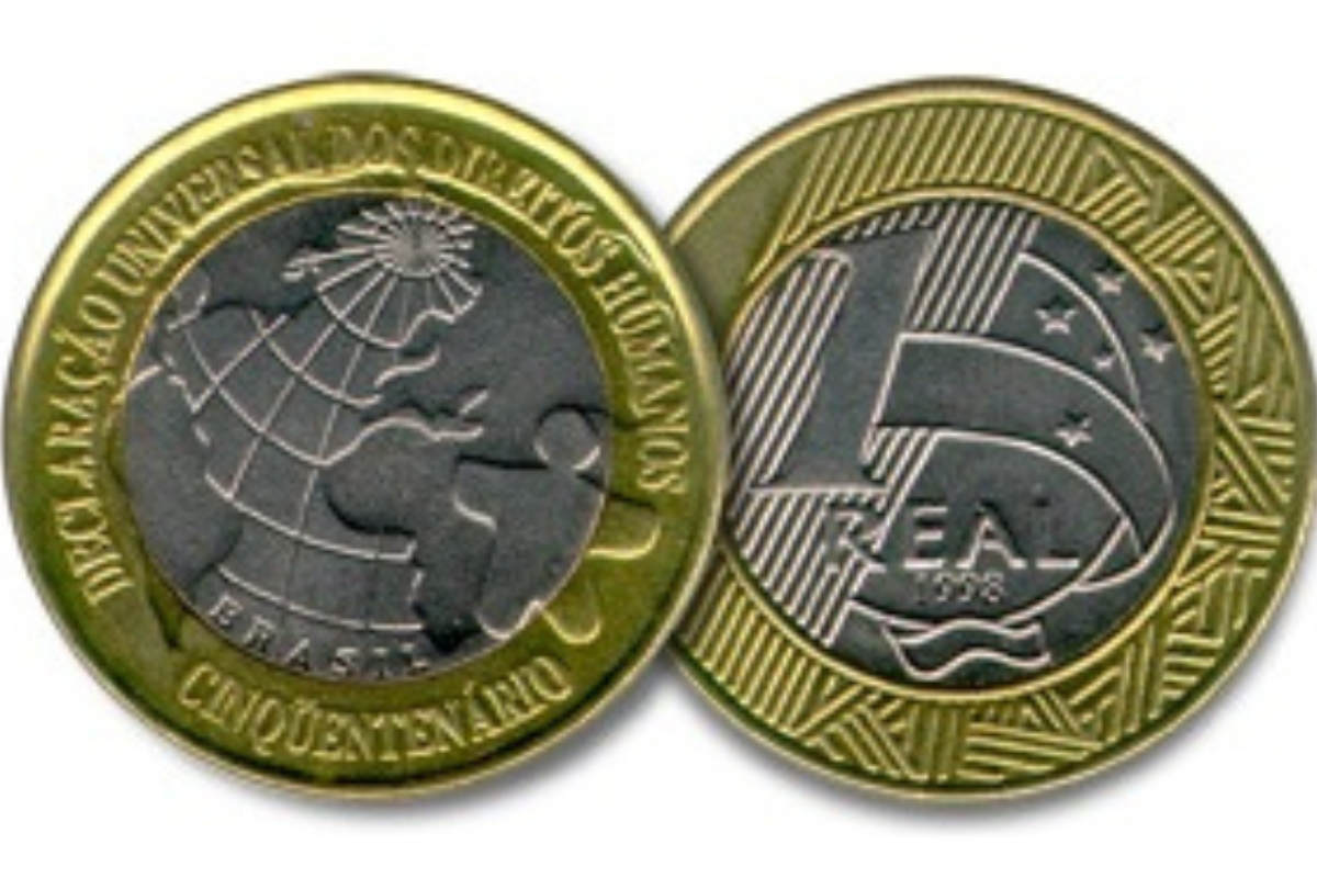 SURPRESA para quem tem: MOEDA COMEMORATIVA dos DIREITOS HUMANOS de 1 real está valendo uma FORTUNA