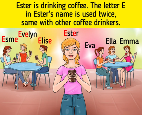 Qual é a bebida de Ester
