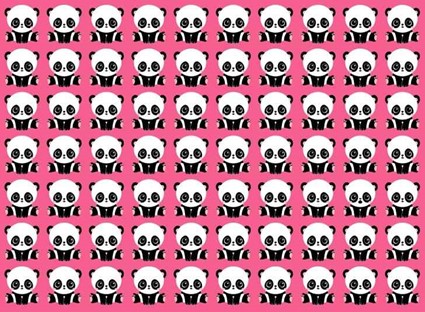 Teste de agilidade visual: Encontre o panda diferente em menos de 10 segundos