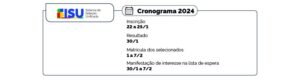 O edital do SiSU 2924, com o cronograma completo, foi publicado em 29  de dezembro. Imagem: gov.br/ Divulgação
