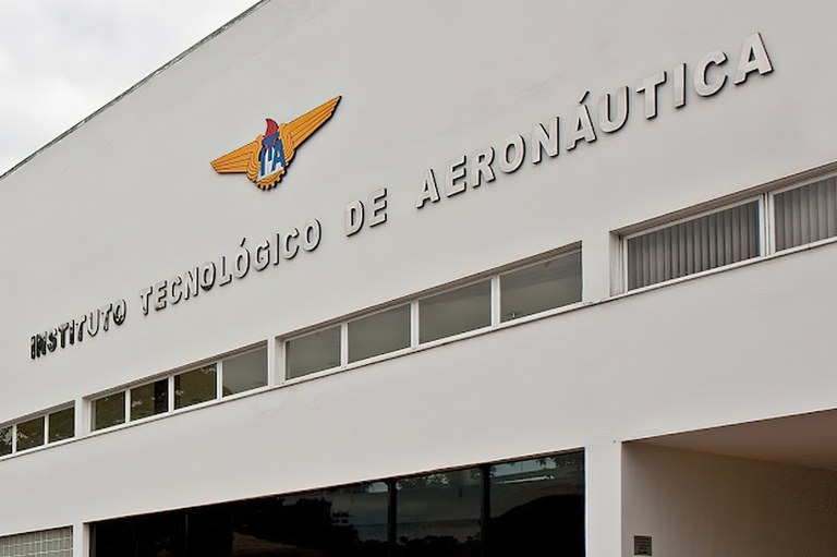 Fachada do Instituto Tecnológico de Aeronáutica. Imagem: Divulgação/ ITA