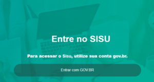 Para se inscrever no SiSU 2024 é necessário ter uma conta GOV.BR. Imagem: Reprodução