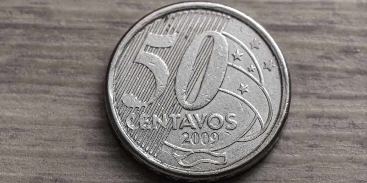 Essa moeda de 50 centavos pode valer MIL REAIS! Confira o modelo