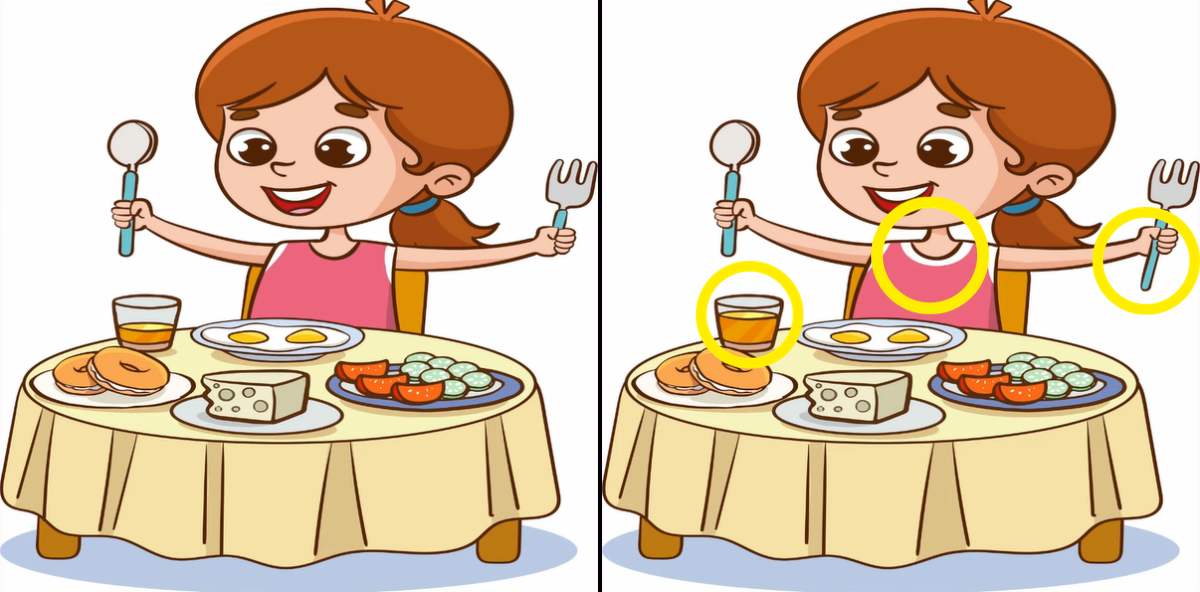 Garota comendo