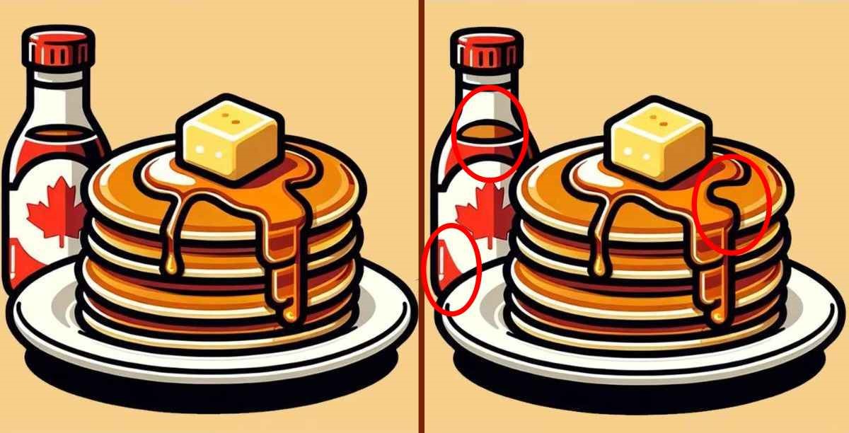 Jogo das diferenças: Encontre 3 erros entre as imagens do café da manhã em apenas 10 segundos