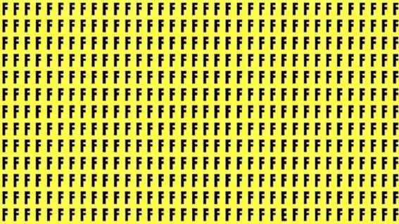 Mantenha o foco e encontre a letra E na imagem em apenas 10 segundos!