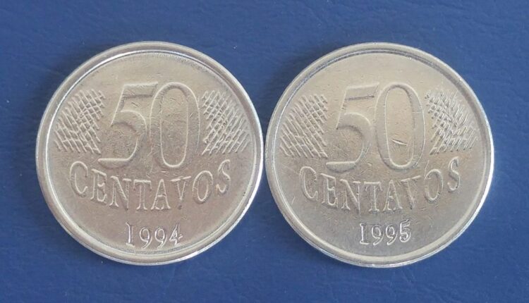 Essas duas MOEDAS de 50 CENTAVOS valem quase R$ 300 podem ser encontradas no troco